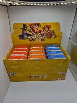 One Piece Card Game Tin Pack Set Vol.2 [TS-02] Display Box of 12 Sealed English - Image 1