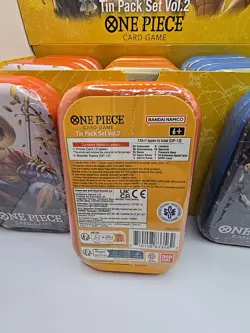 One Piece Card Game Tin Pack Set Vol.2 [TS-02] Display Box of 12 Sealed English - Image 4