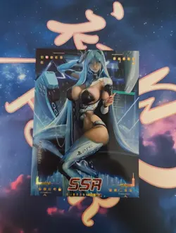 Waifu Card Cute Anime Girl CCG SSR - Image 1