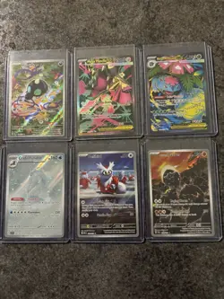 Lot Of 6 Pokemon Cards From Different Sets Nm Condition Pulled Within Past Month - Image 1
