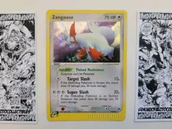 Zangoose Holo Pokemon TCG Collectible Card Sandstorm 14/100 2003 NM - Image 1