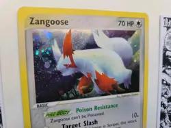 Zangoose Holo Pokemon TCG Collectible Card Sandstorm 14/100 2003 NM - Image 4