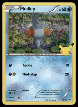 Pokemon Cards Mudkip 019/025 McDonald's 25th Anniversary Promos Promo NM - Image 1