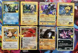 Pokemon Celebrations Collection Lot Mimikyu Toxtricity Zapdos Cleffa 8 Cards NM - Image 1
