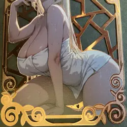Goddess Story Gold METAL Card - Serial Number #/200! Anime Waifu Anime Girl - Image 3