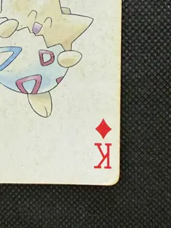 Pokemon Togepi King of Diamonds Gold Deck Ho-oh Playing Card Poker Nintendo - Image 4