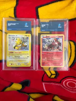 2x Vintage Holo Graded Pokemon Cards - Diamond & Pearl, Ancient Origins - Image 1