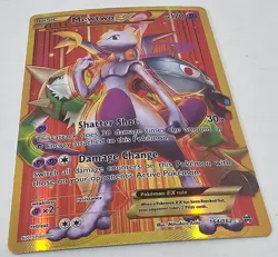 Pokemon Mewtwo EX 164/162 Breakthrough Secret Rare Card NM Pokemon Illustration - Image 5