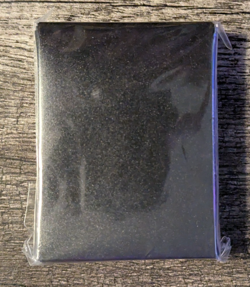 100 Premium Black Matte Card Sleeves (Pokemon, MTG) - Image 1