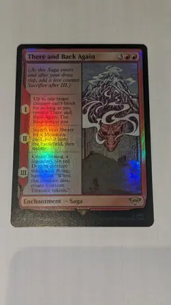 There And Back Again mtg Rare 0151 Lord Of The Rings Magic: The Gathering foil - Image 1