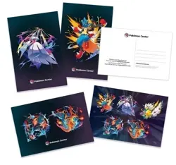 Sealed Pokemon Center 2025 Mega Evolution Postcards Post Card Promo - Image 1
