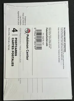 Sealed Pokemon Center 2025 Mega Evolution Postcards Post Card Promo - Image 3