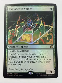 MTG Radioactive Spider P0285 Marvel's Spider-Man Foil NM - Image 1