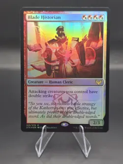 MTG Blade Historian (165/447) Strixhaven School of Mages NM FOIL - Image 1