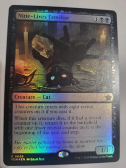 MTG NINE-LIVES FAMILIAR FOIL 66 EX-MINT FREE SHIP!! - Image 1