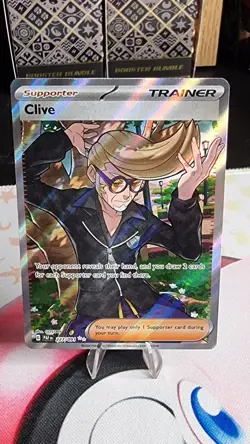 Pokemon TCG Clive Scarlet & Violet: Paldean Fates 227/091 Holo Ultra Rare - Image 1