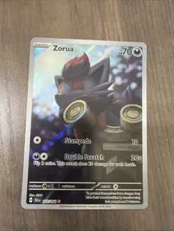Zorua 075/064 Illustration Rare Holo SV: Shrouded Fable NM Pokemon - Image 1