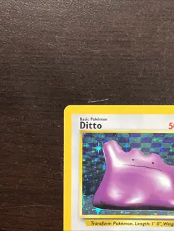 1999 Pokemon Fossil Ditto Holo 3/62 Free Shipping - Image 2