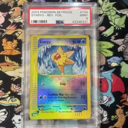 2003 Pokemon Skyridge Staryu Reverse Holo - Image 1
