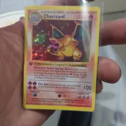 1st Edition Shadowless Charizard Base Set 4/102 Holo 1999 Pokemon - Image 1