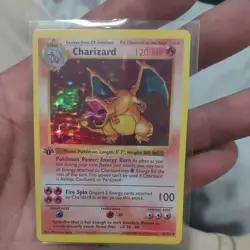 1st Edition Shadowless Charizard Base Set 4/102 Holo 1999 Pokemon - Image 2