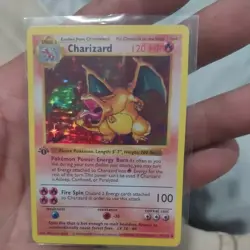 1st Edition Shadowless Charizard Base Set 4/102 Holo 1999 Pokemon - Image 3