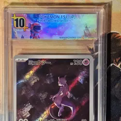 Gradata 10 Mewtwo 183/165 Ar - Pokemon 151 Jap - Tcg Psa Bgs - Image 3