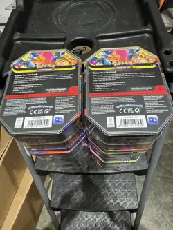Pokemon TCG Mega Charizard X and Mega Charizard Y Tins Sealed Lot Of 10 - Image 3