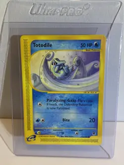 Pokemon TCG Totodile Expedition 135/165 Regular Common MP - Image 1