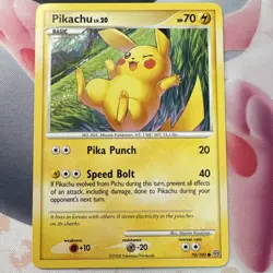 Pokemon Pikachu 70/100 Stormfront Regular Common Basic 70 HP English 2008 - Image 1