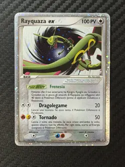 Rayquaza ex 039 EX 039 Nintendo Holo Promo Rare Pokemon TCG ITALIAN LP+ - Image 1
