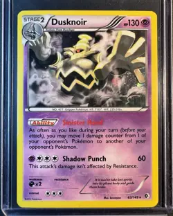 Dusknoir - 63/149 - Cosmos Holo Rare - Boundaries Crossed - Pokemon TCG - LP - Image 1