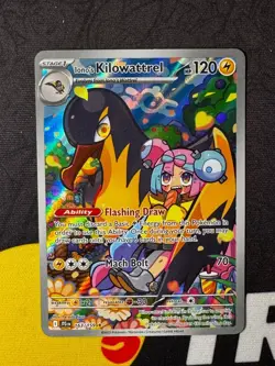 Ionos Kilowattrel Illustration Rare 163/159 - Pokemon Journey Together NM - Image 1