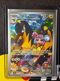 Ionos Kilowattrel Illustration Rare 163/159 - Pokemon Journey Together NM - Image 3