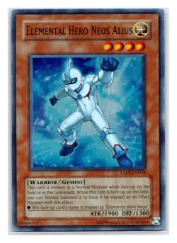 Elemental Hero Neos Alius Super Rare Tactical Evolution TAEV-EN018 LP - Image 1