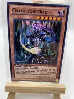 Yugioh Chaos Sorcerer LCYW-EN248 Super Rare 1st Edition LP - Image 1
