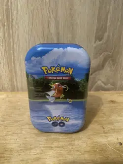 Pokemon TCG Trading Cards GO Mini Tin-Magikarp 2 Booster Packs & 1 Art Card Game - Image 1