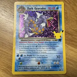 Dark Gyarados Celebrations 25th Anniversary 8/82 Pokemon Card Holo 2021 NM - Image 1