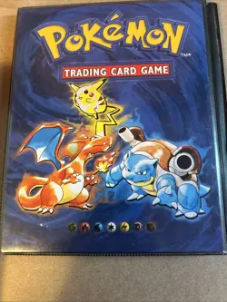 Pokemon TCG WOTC 1999 Base Set Trading Card Folder Binder 4 Pocket **DAMAGED** 742818083201 - Image 1