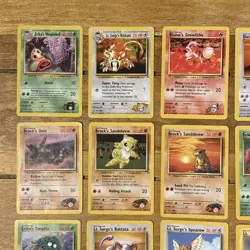 Pokemon TCG Gym Heroes Bundle 24X CARDS No Duplicates Vintage WOTC - Image 2