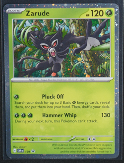 Zarude - (Cosmos Holo) Holo Holo Rare #199 SV: Scarlet & Violet Promo Cards NM - Image 1