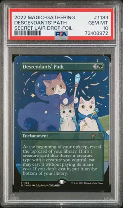 PSA10 MTG Secret Lair Drop Foil 2022 Magic The Gathering 2 Cats Cards - Image 4