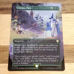 1x Seasons of the Past, Foil, Lord of the Rings Holiday 0529, MTG LP Light Play - Image 1