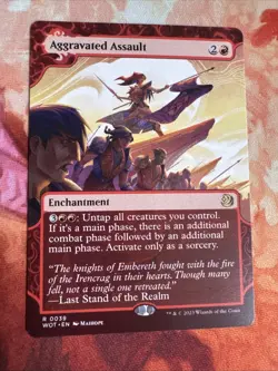 Aggravated Assault Wilds of Eldraine: Enchanting Tales Regular - Image 1