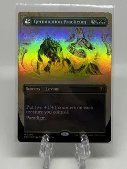 Germination Practicum X1 BORDERLESS FOIL -NM/M- Secrets of Strixhaven - Image 1