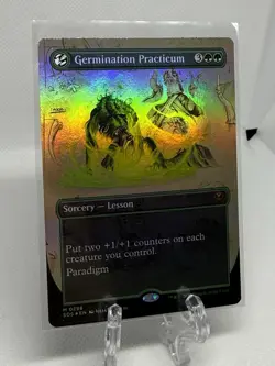 Germination Practicum X1 BORDERLESS FOIL -NM/M- Secrets of Strixhaven - Image 2
