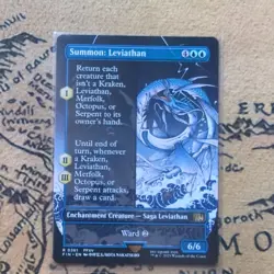 Summon: Leviathan (Borderless) ✅ Final Fantasy ✅ Magic (mtg) - Image 1