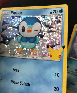 6X McDonalds HOLO Celebrations 2021 Bundle Pokemon Cards Totodile Piplup Torchic - Image 3