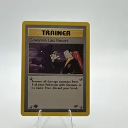 Pokemon TCG Giovanni's Last Resort Gym Challenge 1st Edition Rare 105/132 - Image 3