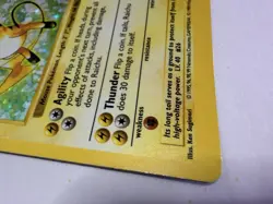 Pokemon Raichu Base Set Holo SHADOWLESS 14/102 Wizards of the Coast 1999 - Image 4